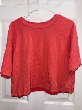 GAP Coral Crop Short Sleeve Top
